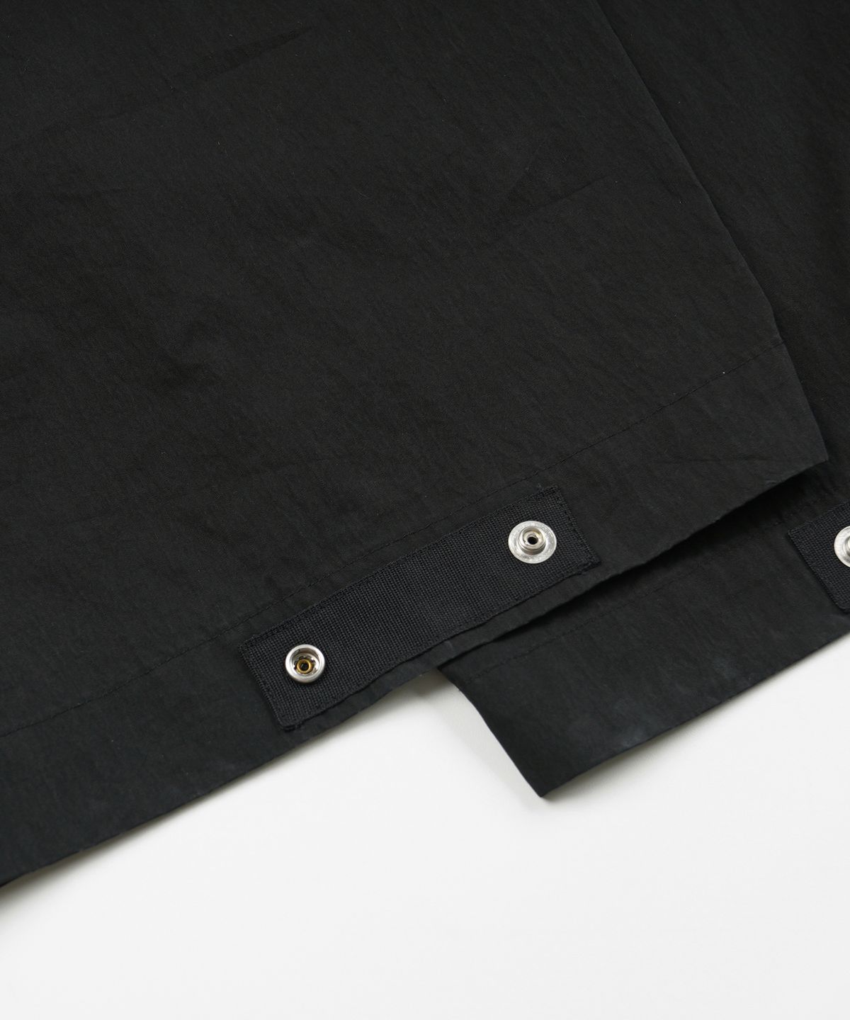 프리즘웍스(FRIZMWORKS) FOLD FATIGUE WIDE PANTS _ BLACK