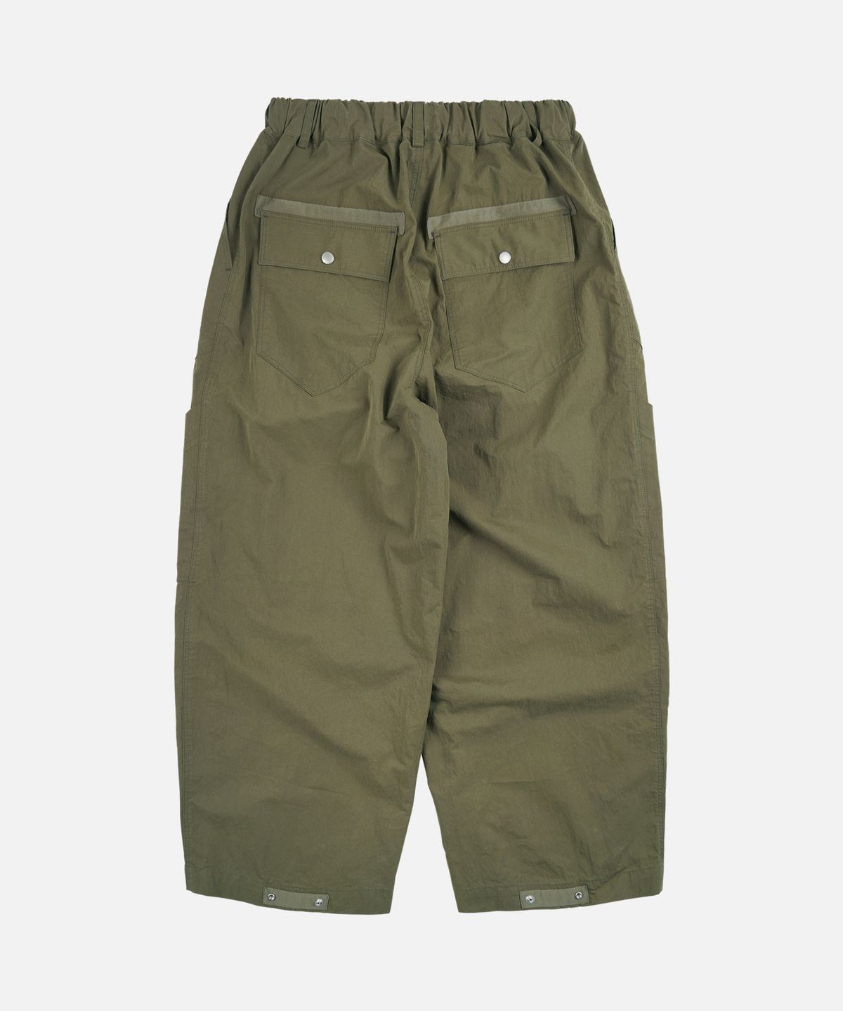 프리즘웍스(FRIZMWORKS) FOLD FATIGUE WIDE PANTS _ OLIVE