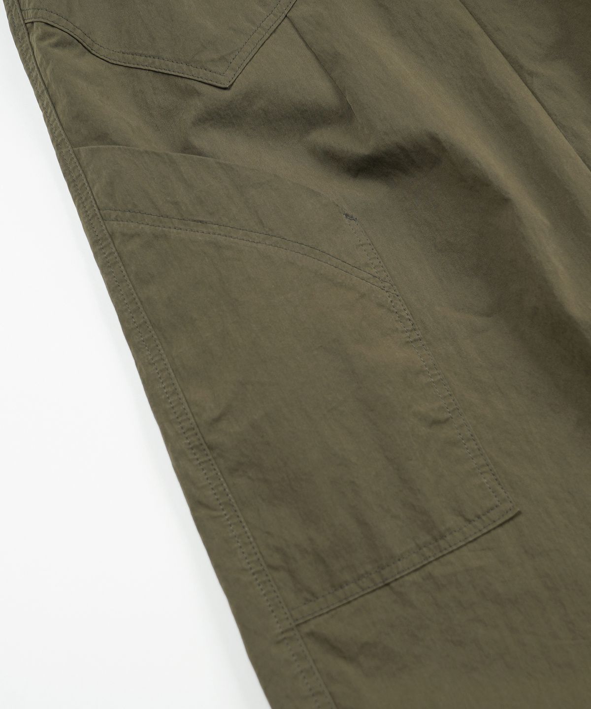 프리즘웍스(FRIZMWORKS) FOLD FATIGUE WIDE PANTS _ OLIVE