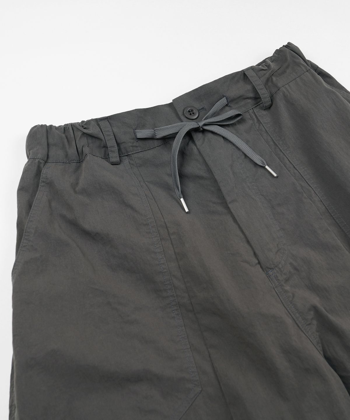 프리즘웍스(FRIZMWORKS) FOLD FATIGUE WIDE PANTS _ CHARCOAL
