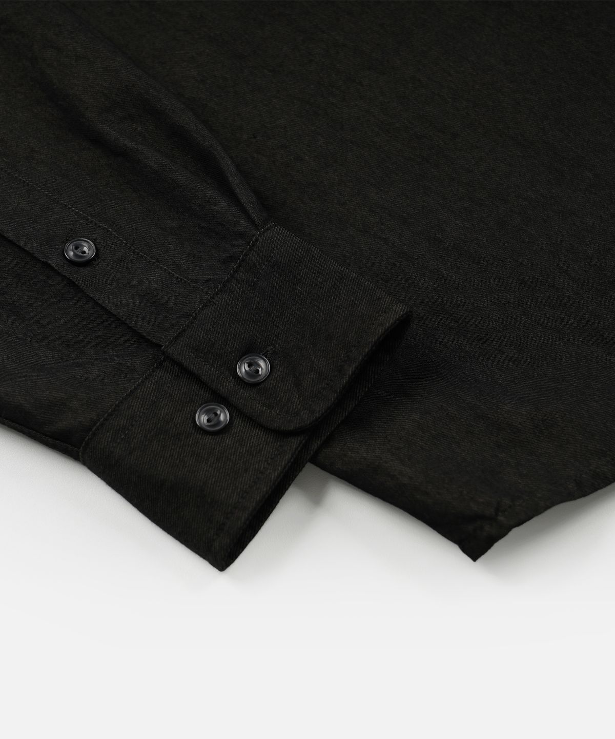 프리즘웍스(FRIZMWORKS) TWO TONE RELAXED SHIRT 002 _ BLACK BROWN