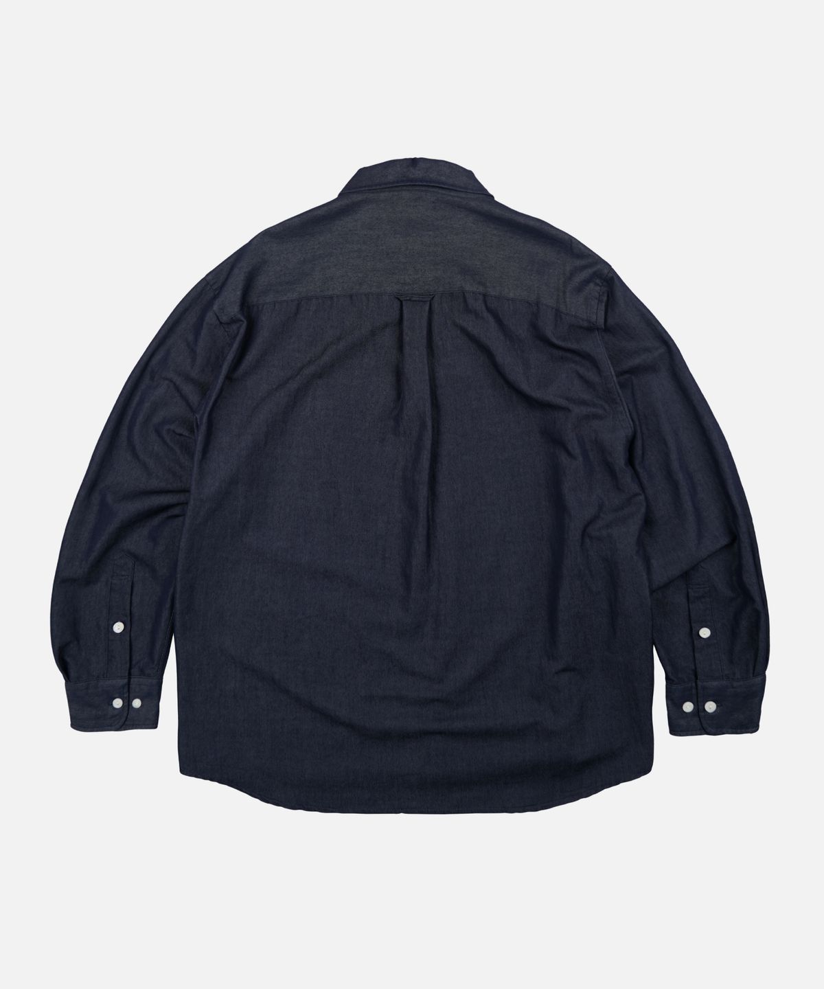 프리즘웍스(FRIZMWORKS) TWO TONE RELAXED SHIRT 002 _ INDIGO