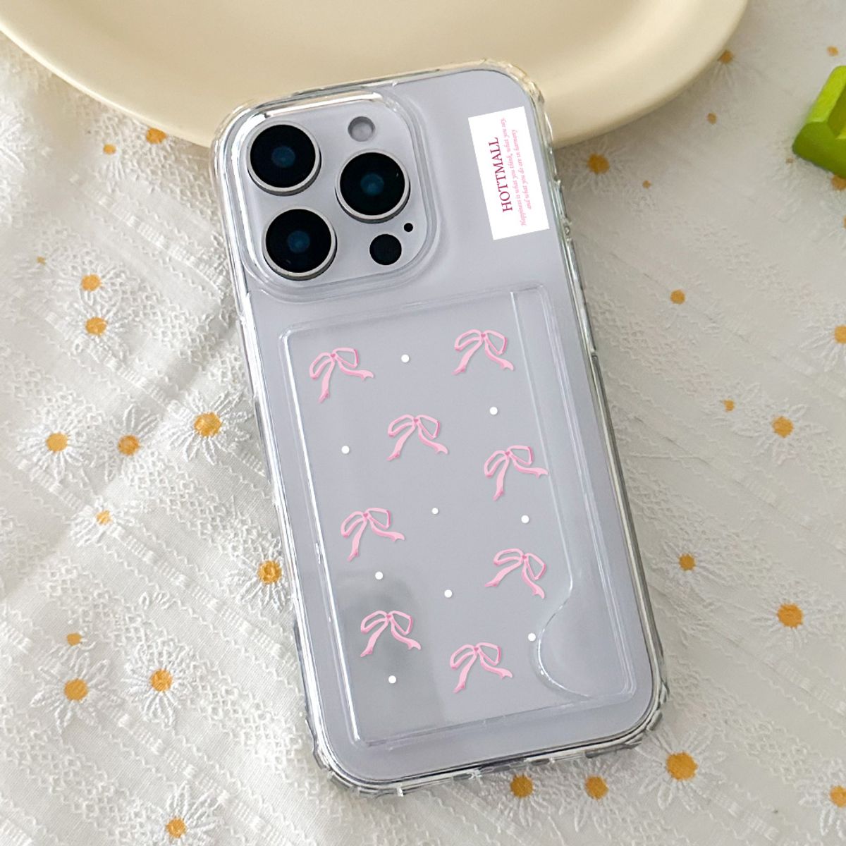 핫티몰(HOTTMALL) [젤리] 러블리 리본 패턴 카드케이스