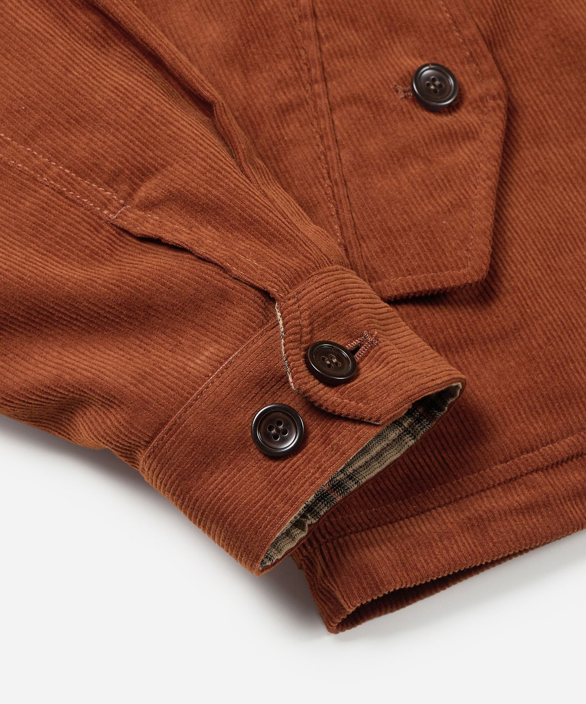프리즘웍스(FRIZMWORKS) CORDUROY BUDDY HARRINGTON JACKET _ BRICK