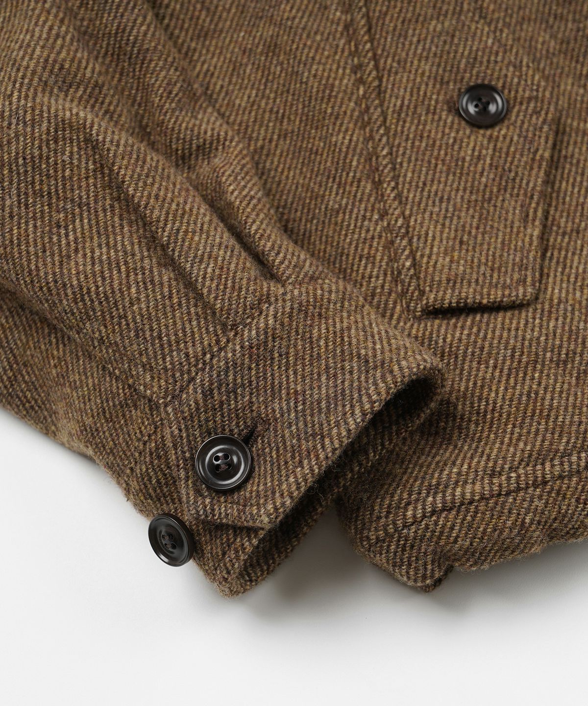 프리즘웍스(FRIZMWORKS) WOOL HARRINGTON JACKET _ BROWN