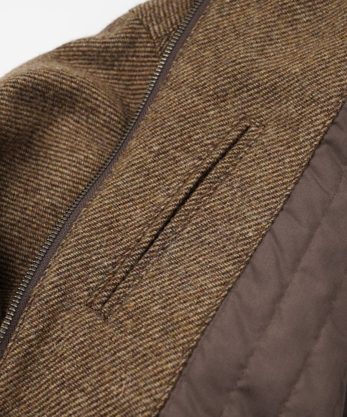 프리즘웍스(FRIZMWORKS) WOOL HARRINGTON JACKET _ BROWN