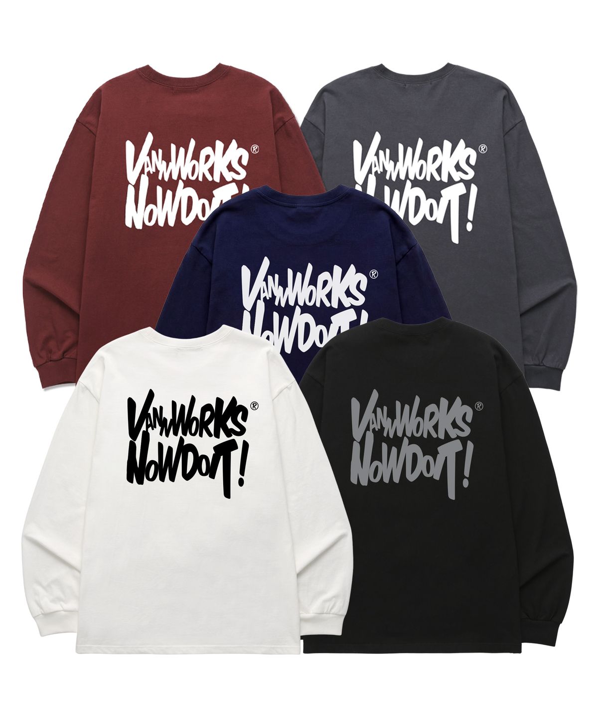 밴웍스(VANNWORKS) NOW DOIT 롱슬리브 (VLS0082) 차콜