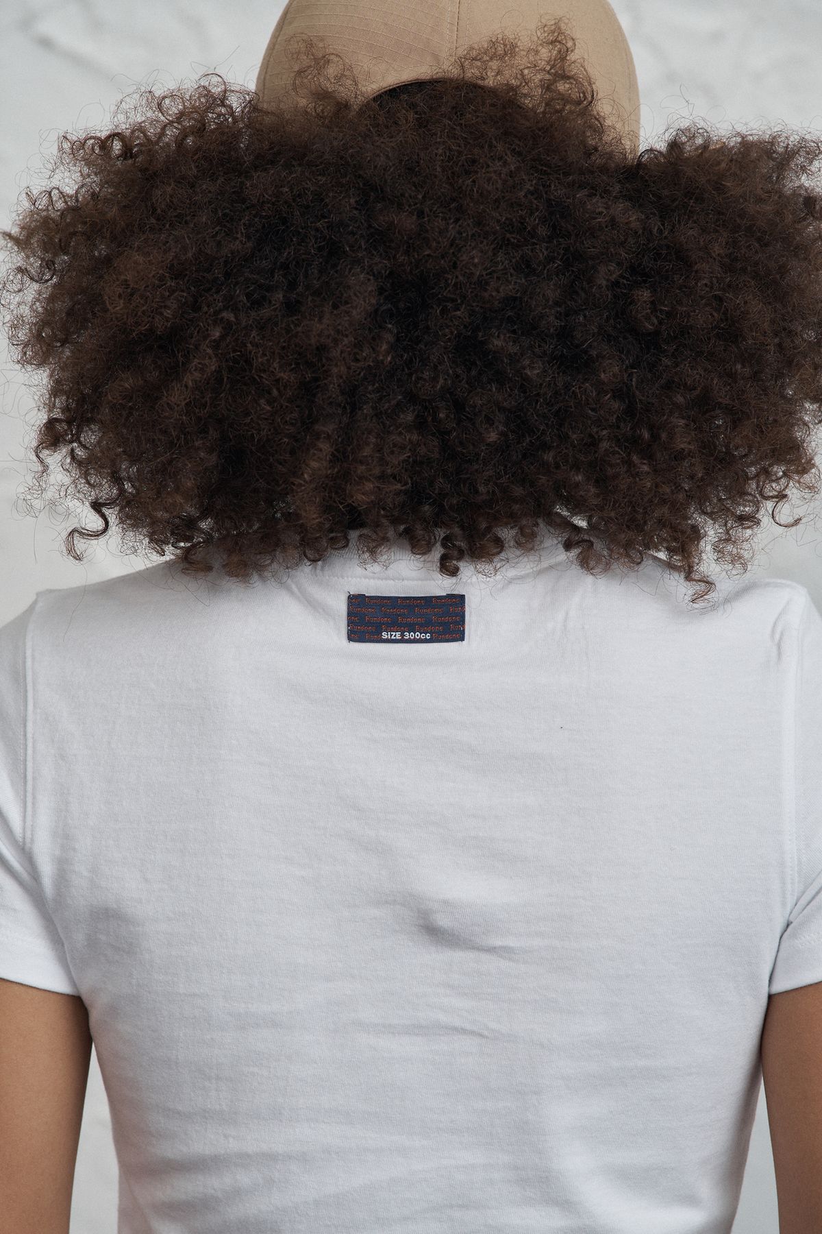 런던(RUNDONE) CUTTING T-SHIRTS [WHITE]