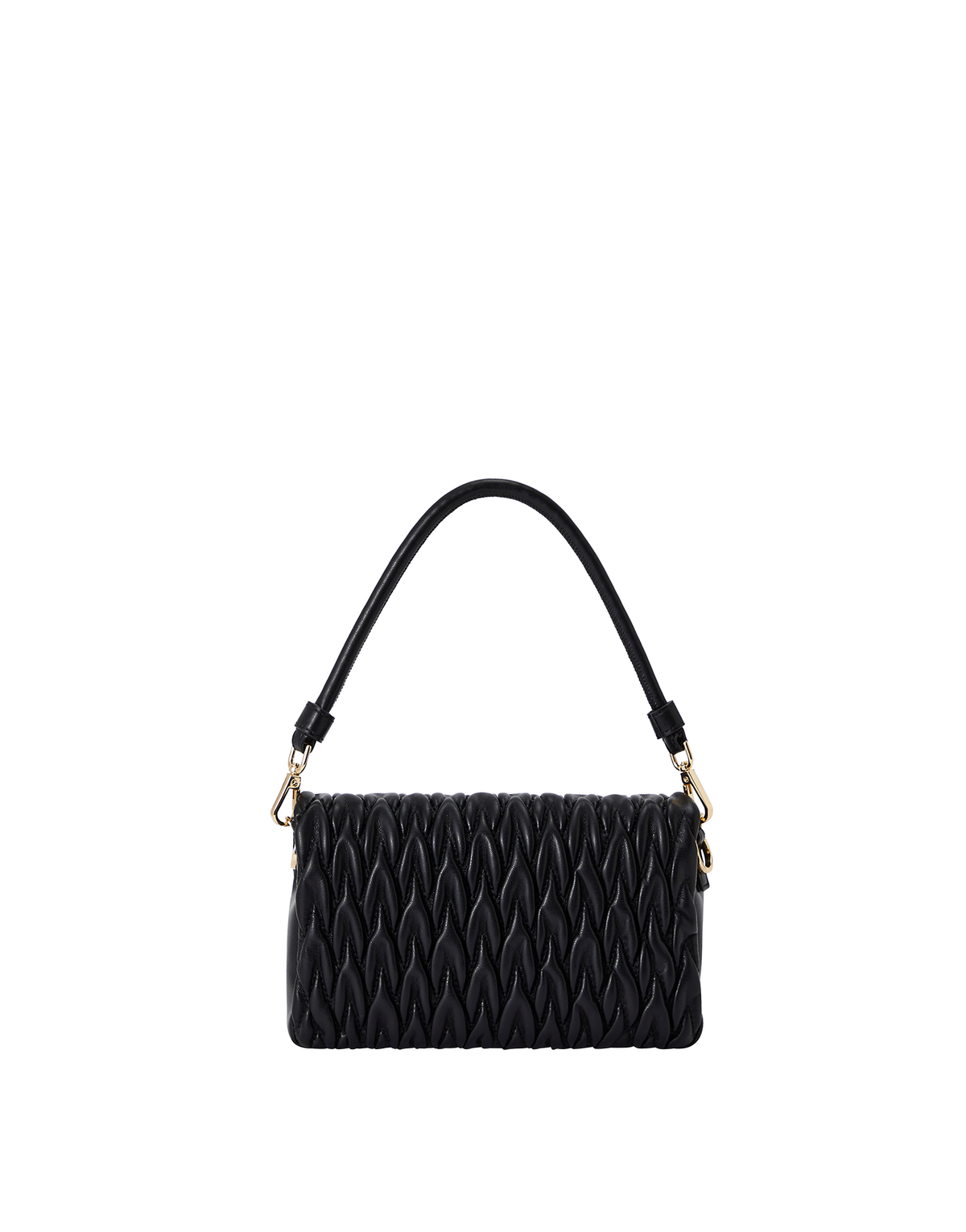 러브 모스키노(LOVE MOSCHINO) 러브 퀼팅 핸들백 블랙