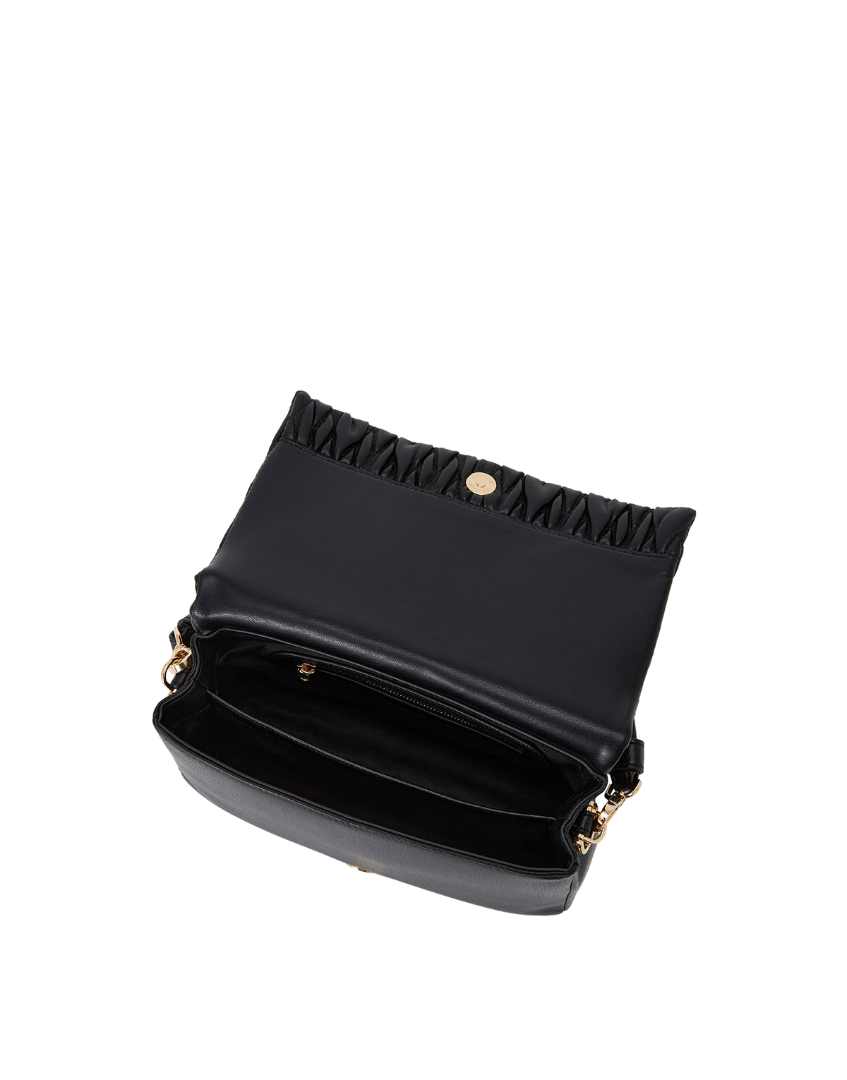 러브 모스키노(LOVE MOSCHINO) 러브 퀼팅 핸들백 블랙