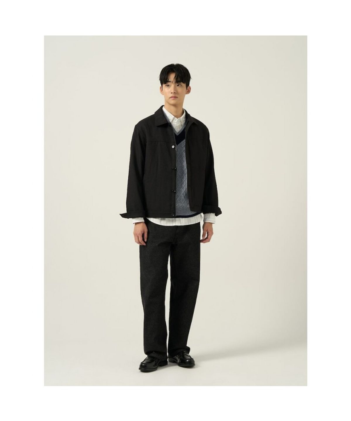 빈폴 멘(BEANPOLE MEN) 케이블 베스트  그레이