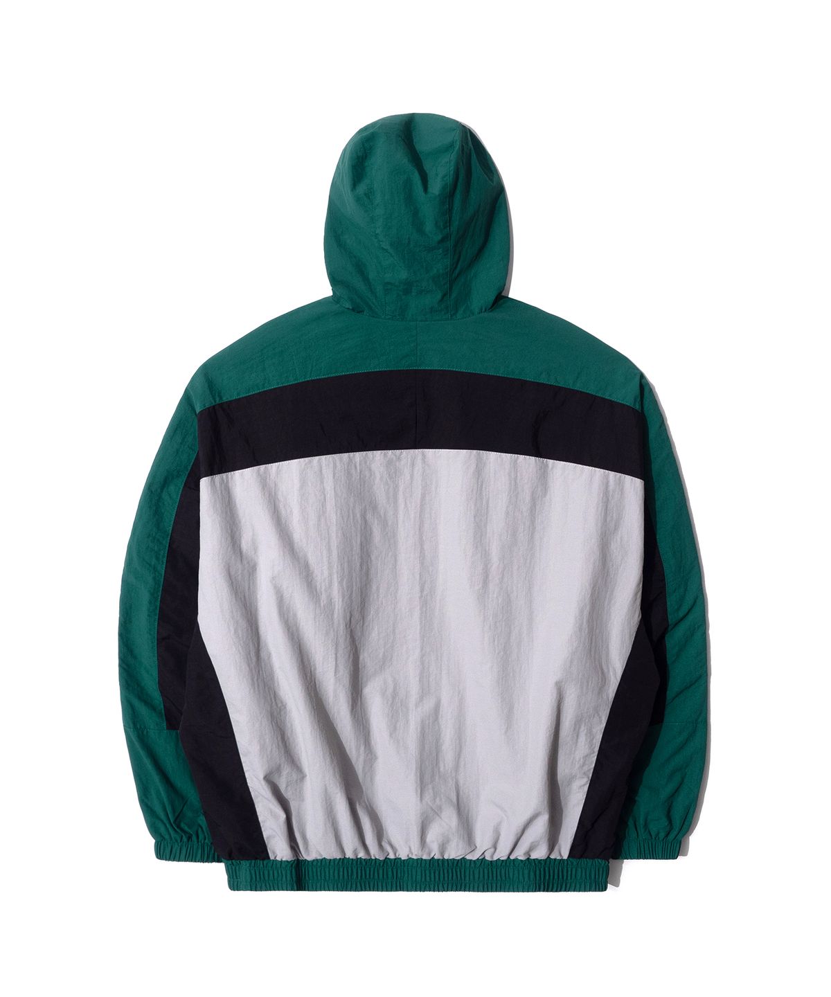 큐티에잇 가먼츠(QT8 GARMENTS) LB Retro Hooded Track Jacket (Green/Black)