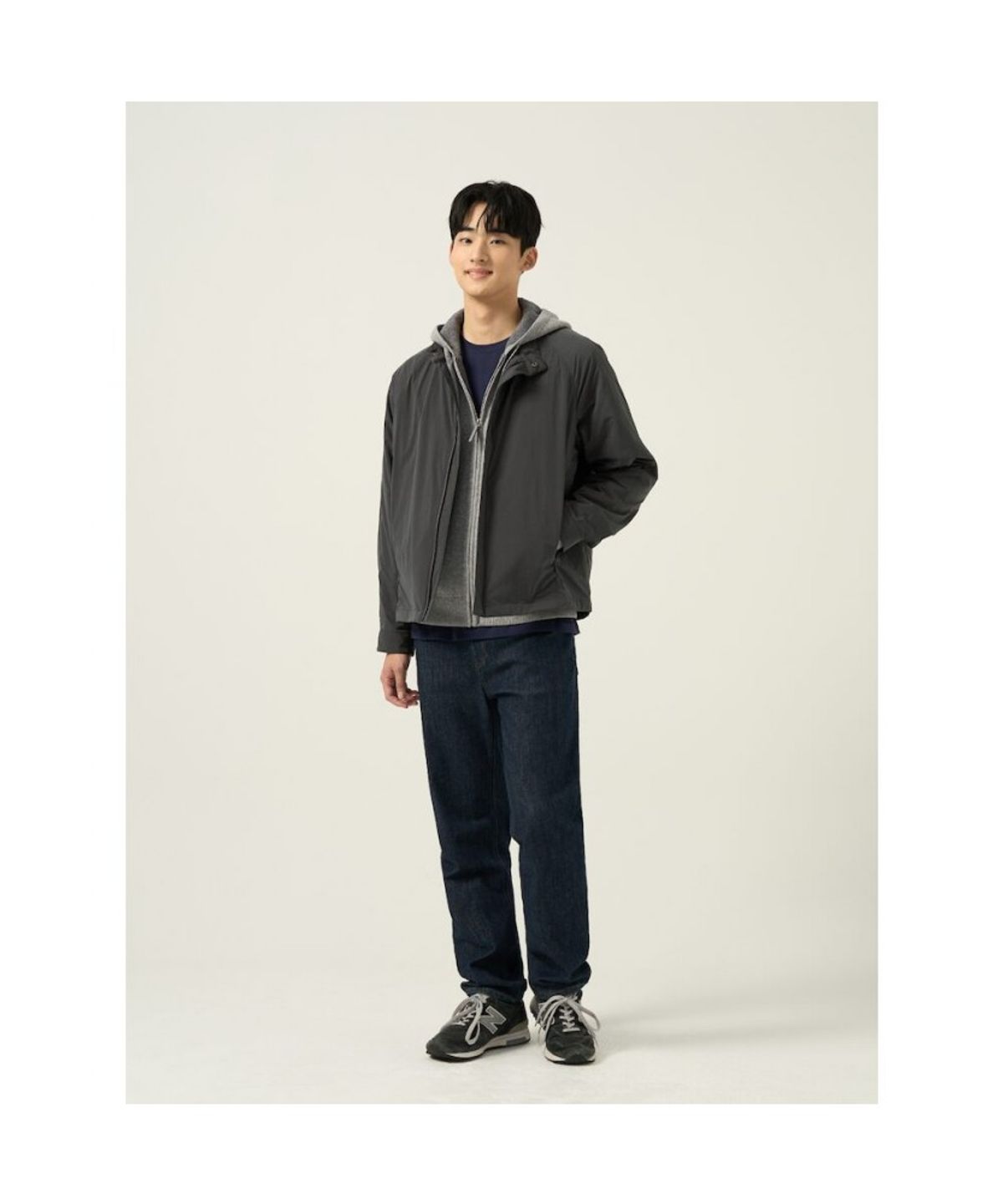 빈폴 멘(BEANPOLE MEN) 모던 해링턴 재킷  애쉬