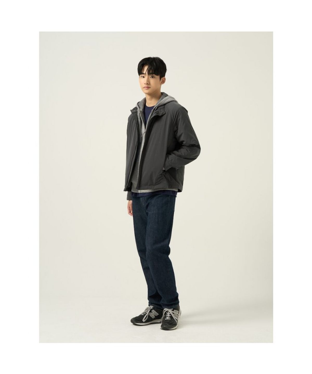 빈폴 멘(BEANPOLE MEN) 모던 해링턴 재킷  애쉬