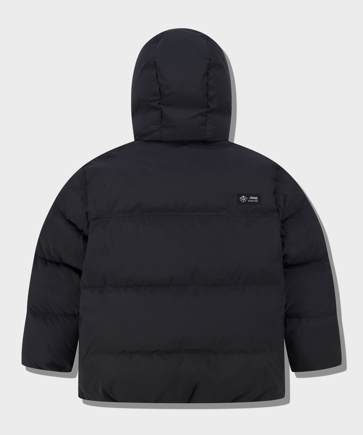 지프키즈(JEEPKIDS) 컴패스 와펜 후드 솔라볼패딩(KQ5JPU492BK)