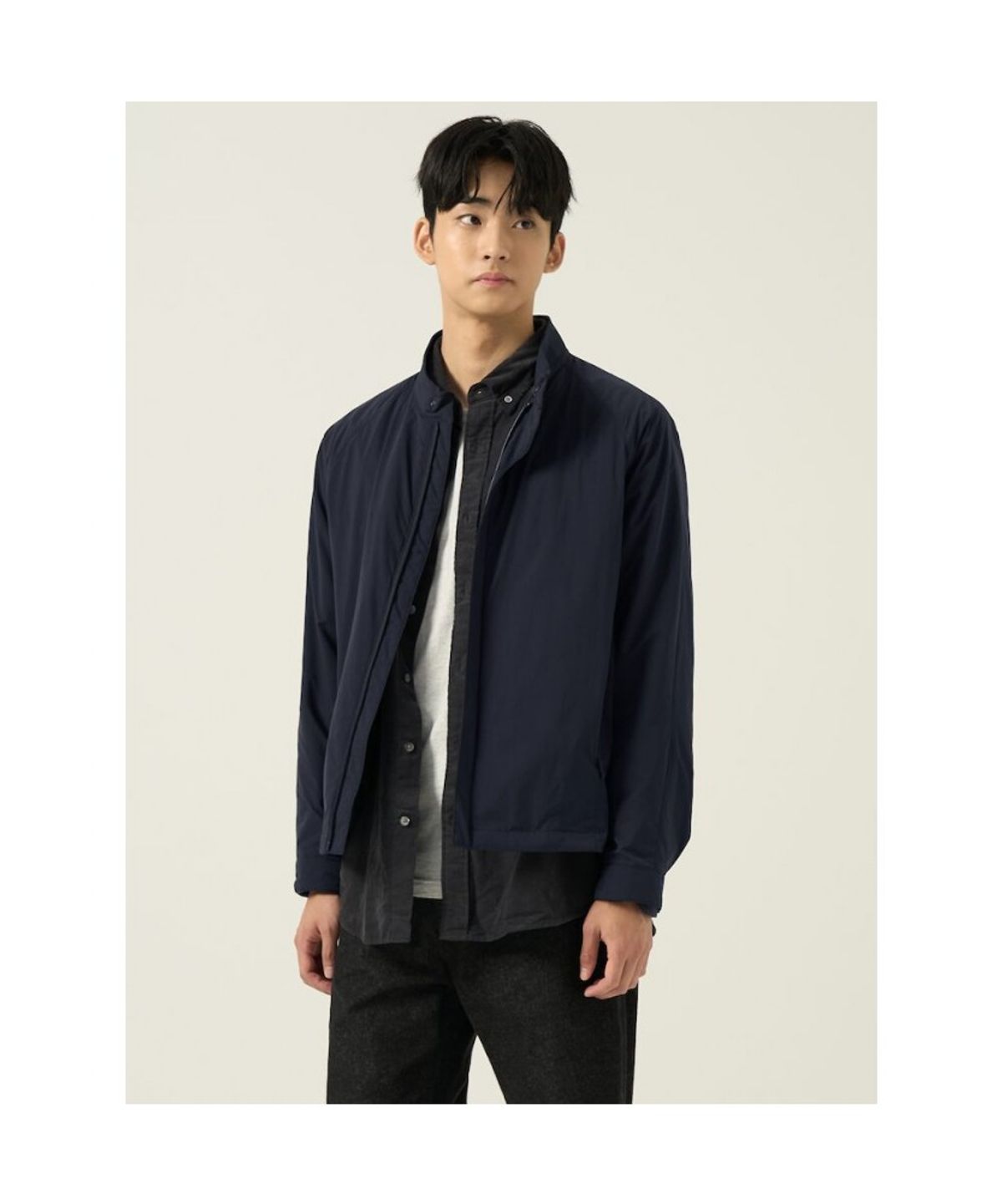 빈폴 멘(BEANPOLE MEN) 모던 해링턴 재킷  블랙
