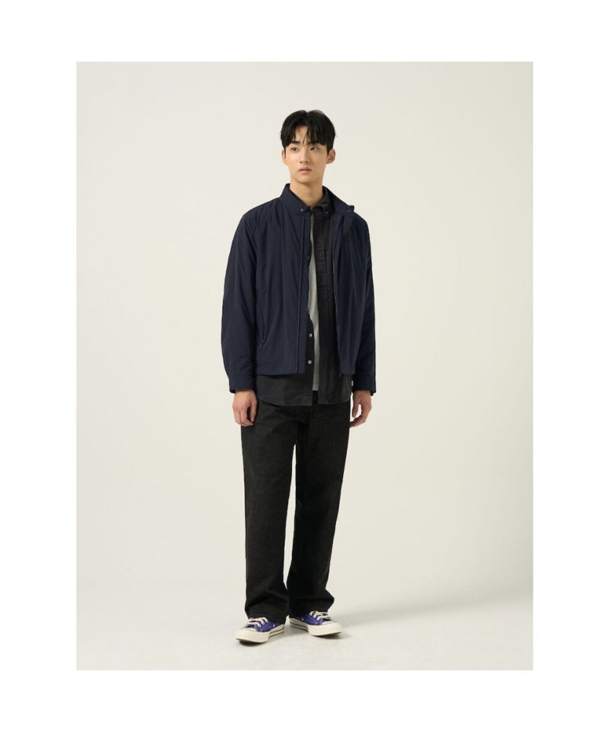빈폴 멘(BEANPOLE MEN) 모던 해링턴 재킷  블랙