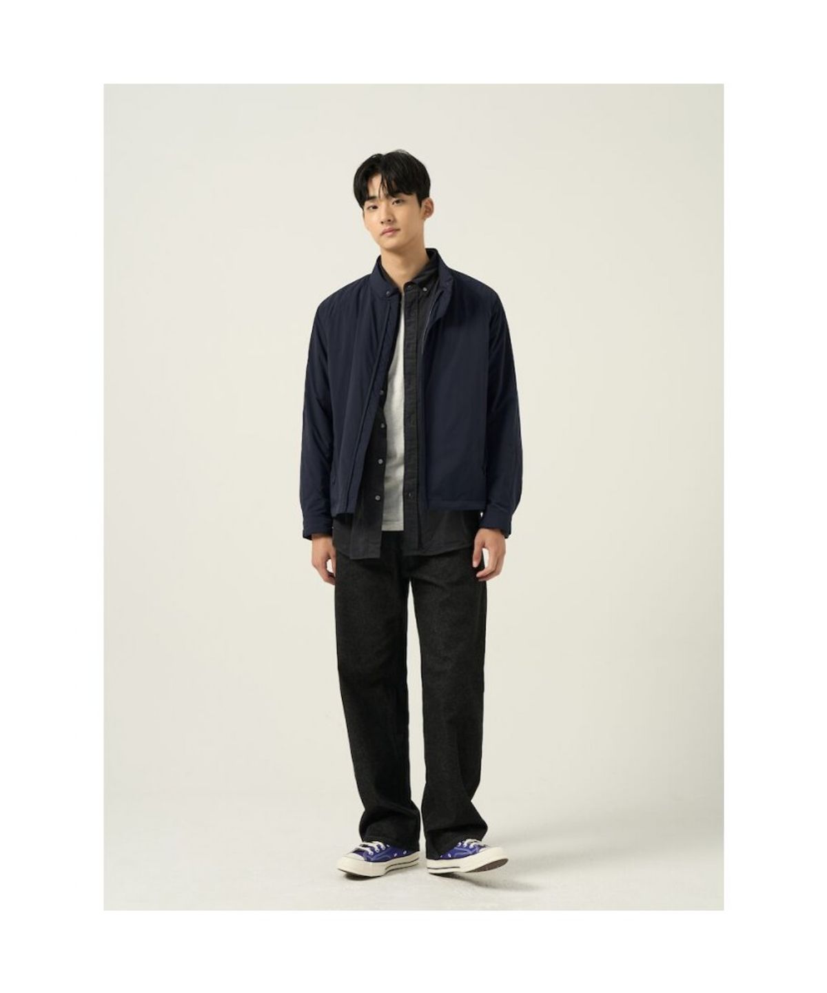 빈폴 멘(BEANPOLE MEN) 모던 해링턴 재킷  블랙