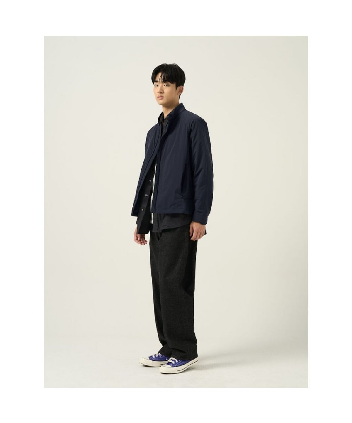 빈폴 멘(BEANPOLE MEN) 모던 해링턴 재킷  블랙