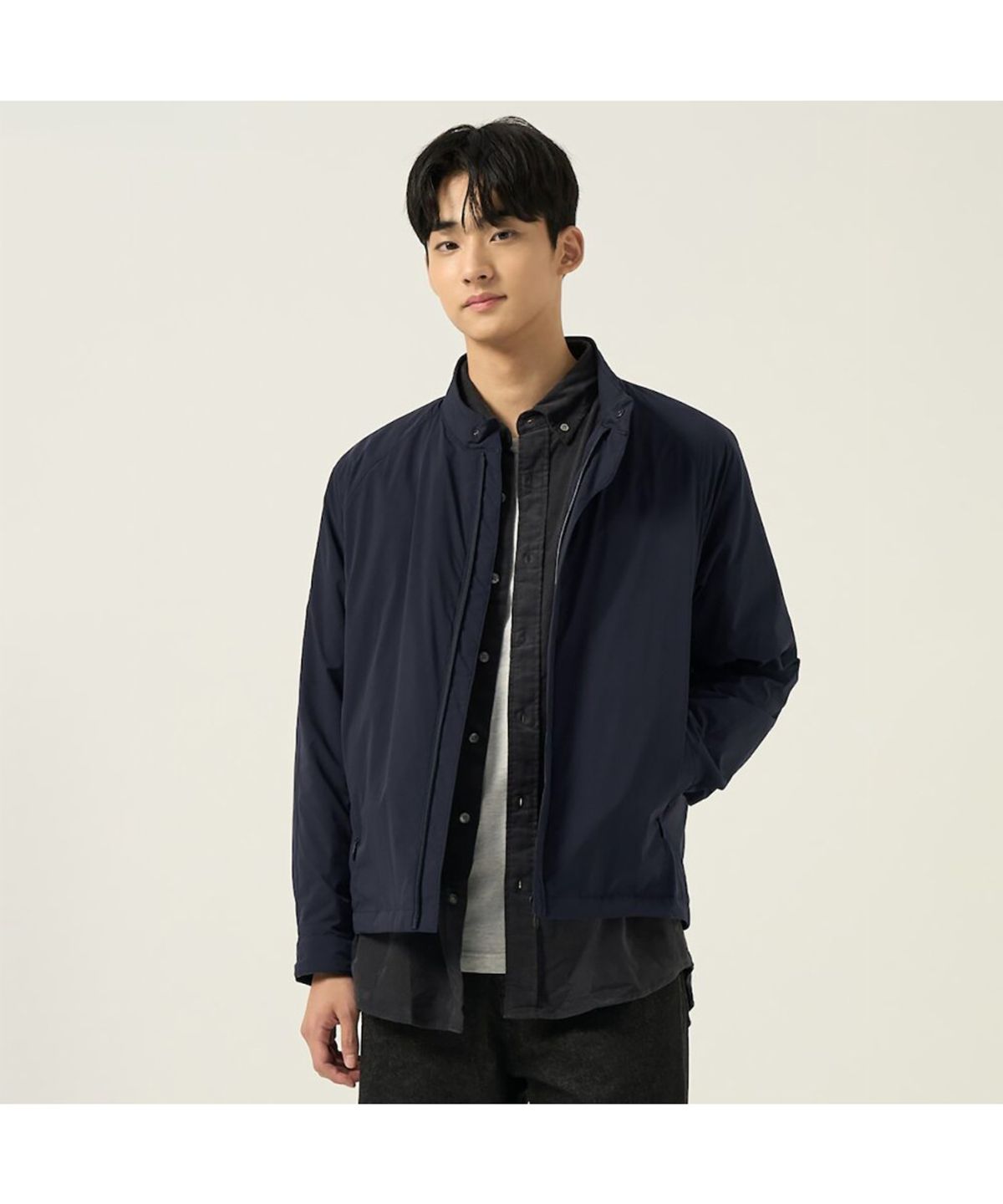 빈폴 멘(BEANPOLE MEN) 모던 해링턴 재킷  블랙