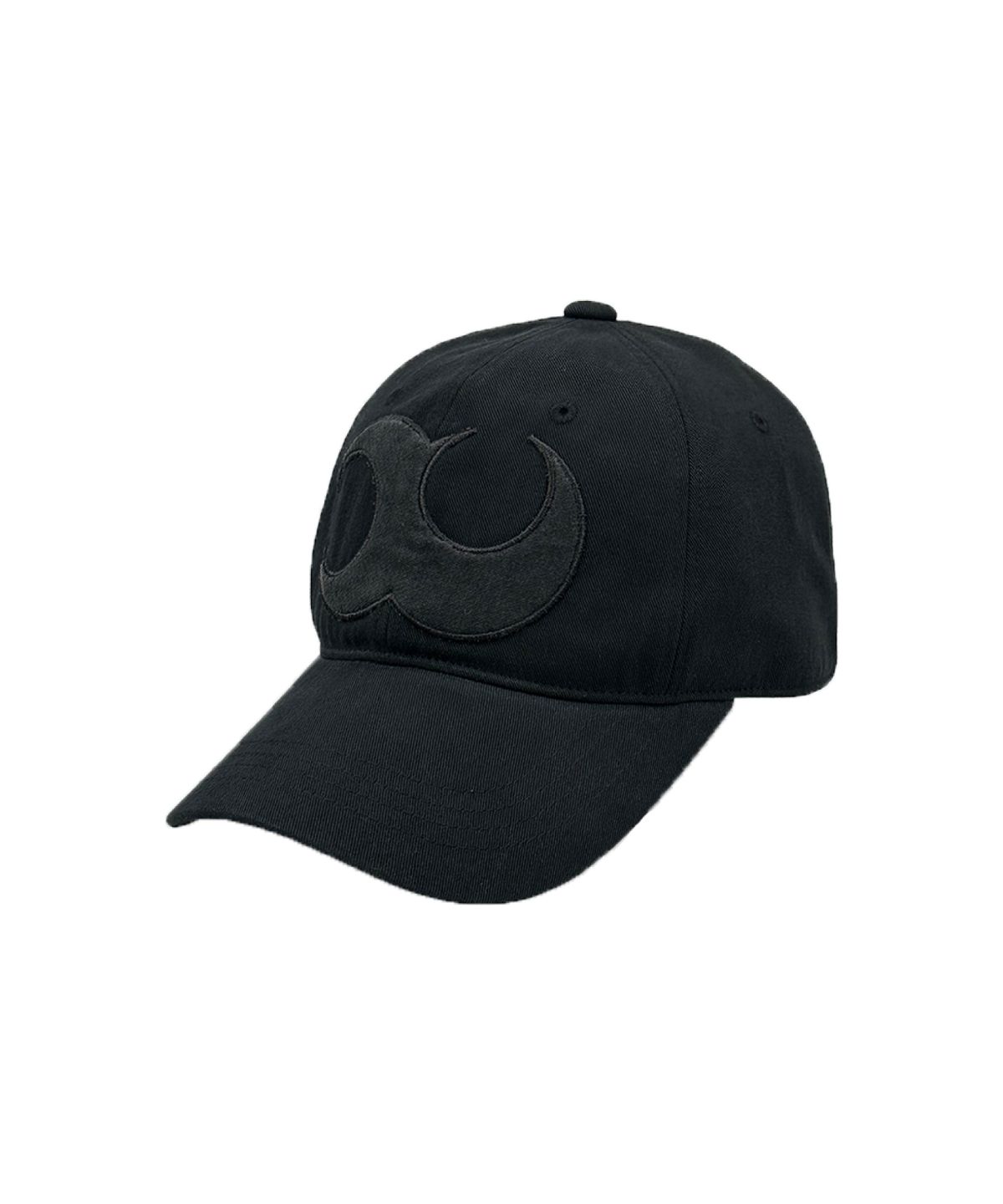 이유(YEEU) BASIC LOGO WASHED BALL CAP [BLACK]
