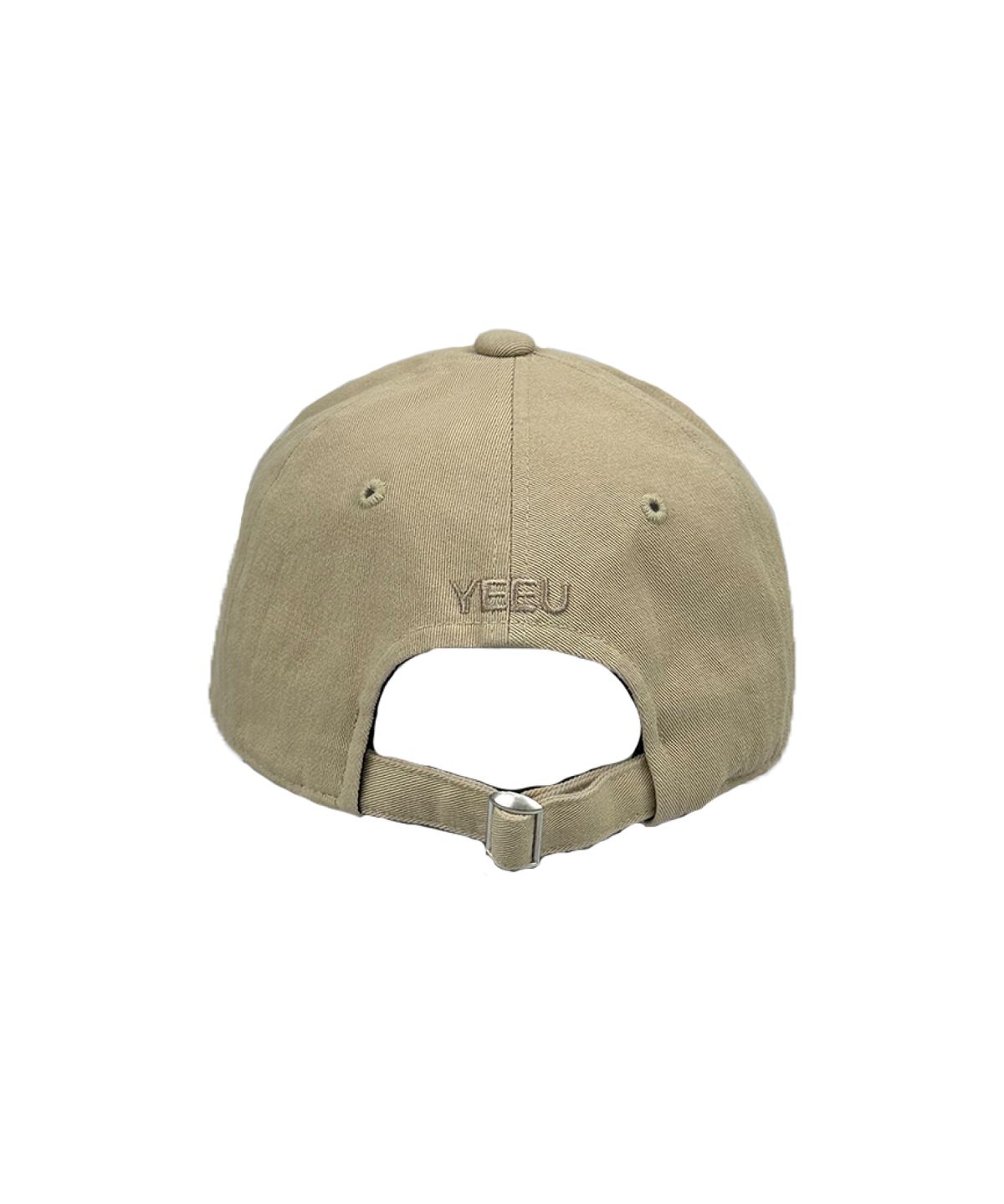 이유(YEEU) BASIC LOGO WASHED BALL CAP [BEIGE]