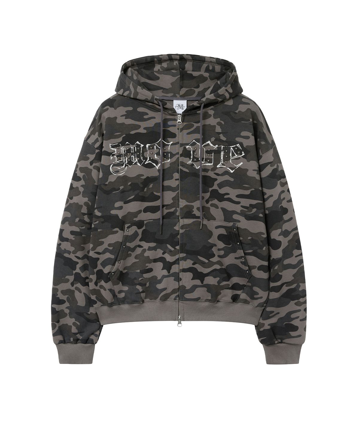 미드나잇 무브(MIDNIGHT MOVE) move hood zip up (dark grey)