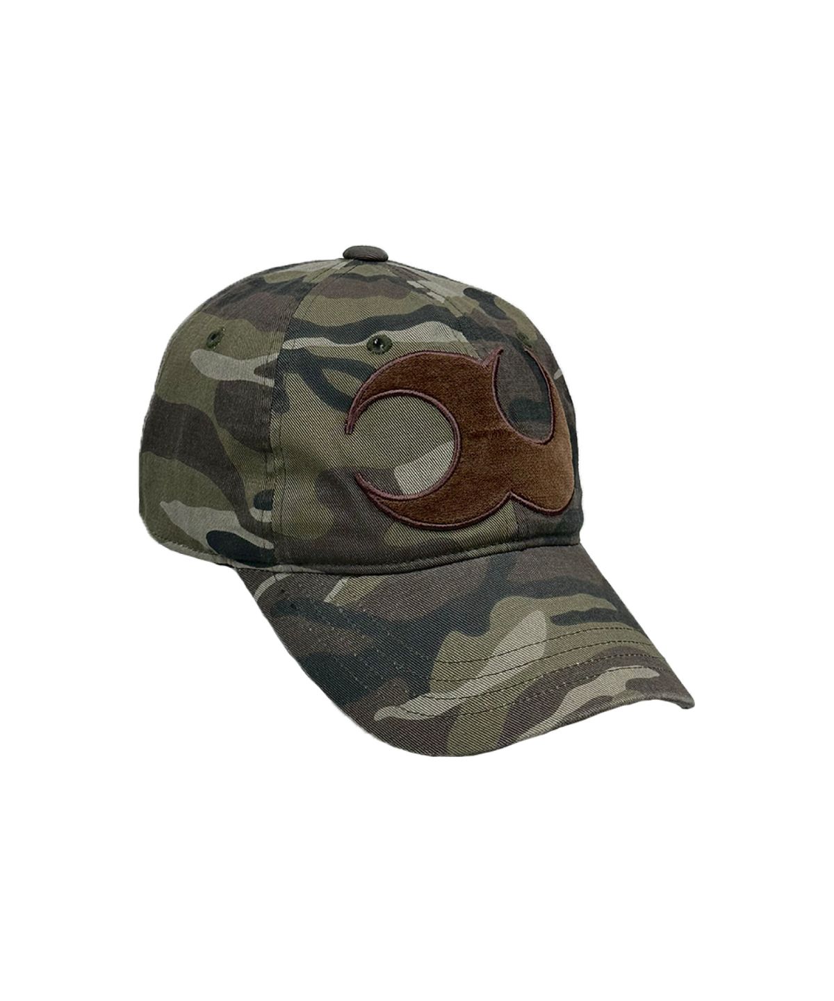 이유(YEEU) BASIC LOGO WASHED BALL CAP [CAMO KHAKI]