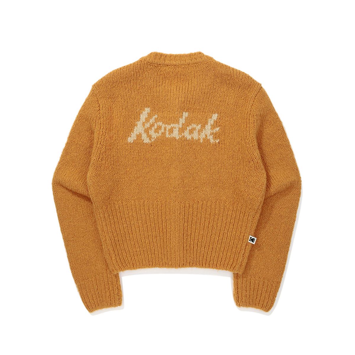 코닥(KODAK) 소프트 울 니트 자카드 가디건 우먼 ORNAGE