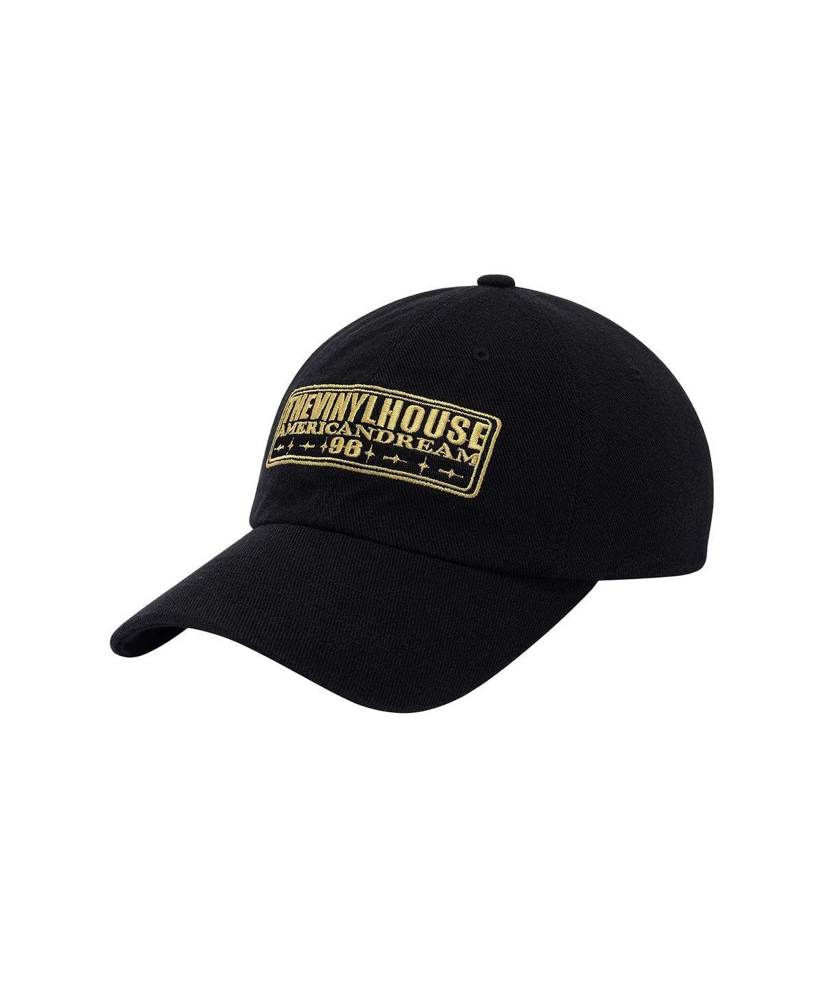 더바이닐하우스(THEVINYLHOUSE) SQUARE PATCH BALL CAP BLACK
