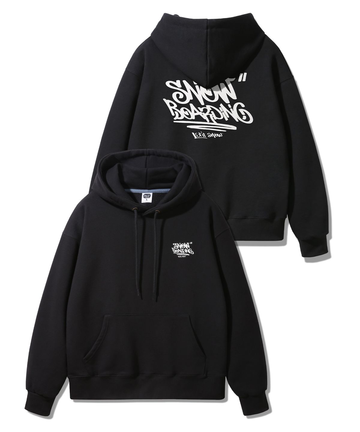 앨빈클로(ALVINCLO) SNOW BOARDING 오버핏 후드티 AVH268 (3 COLOR)