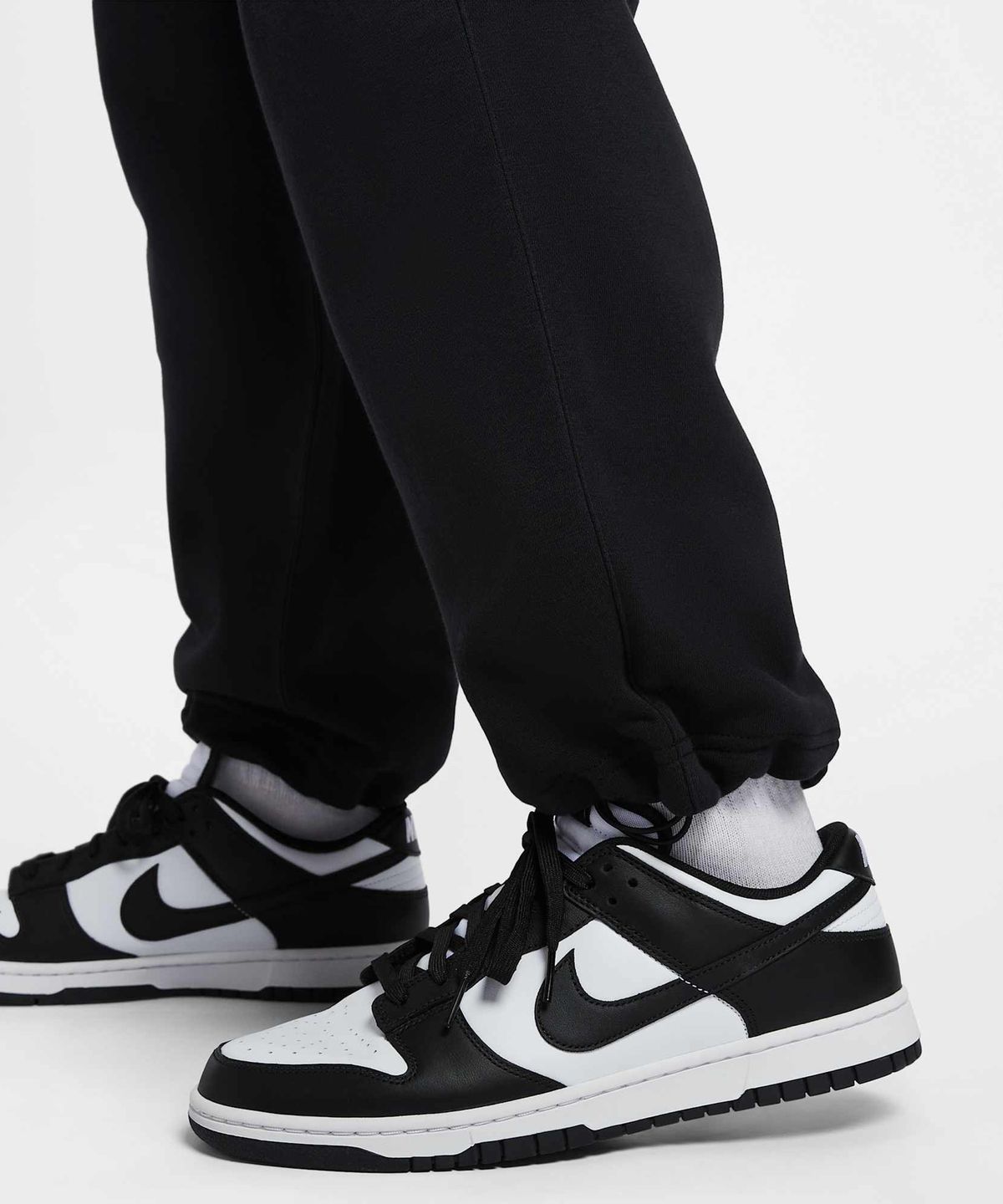 나이키(NIKE) 스포츠웨어 클럽 플리스 번지 팬츠 M - 블랙:화이트 / IF0489-010