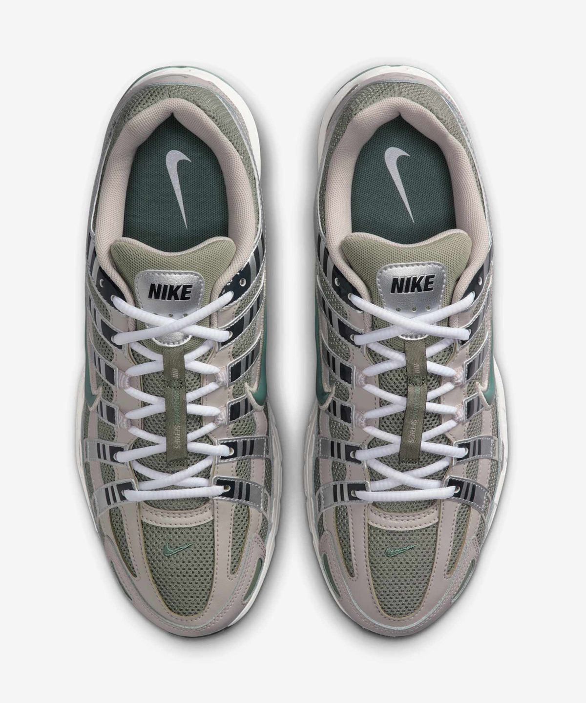 나이키(NIKE) P-6000 M - 크림 II:앤트러사이트:메탈릭 실버:클레이 그린 / CD6404-203