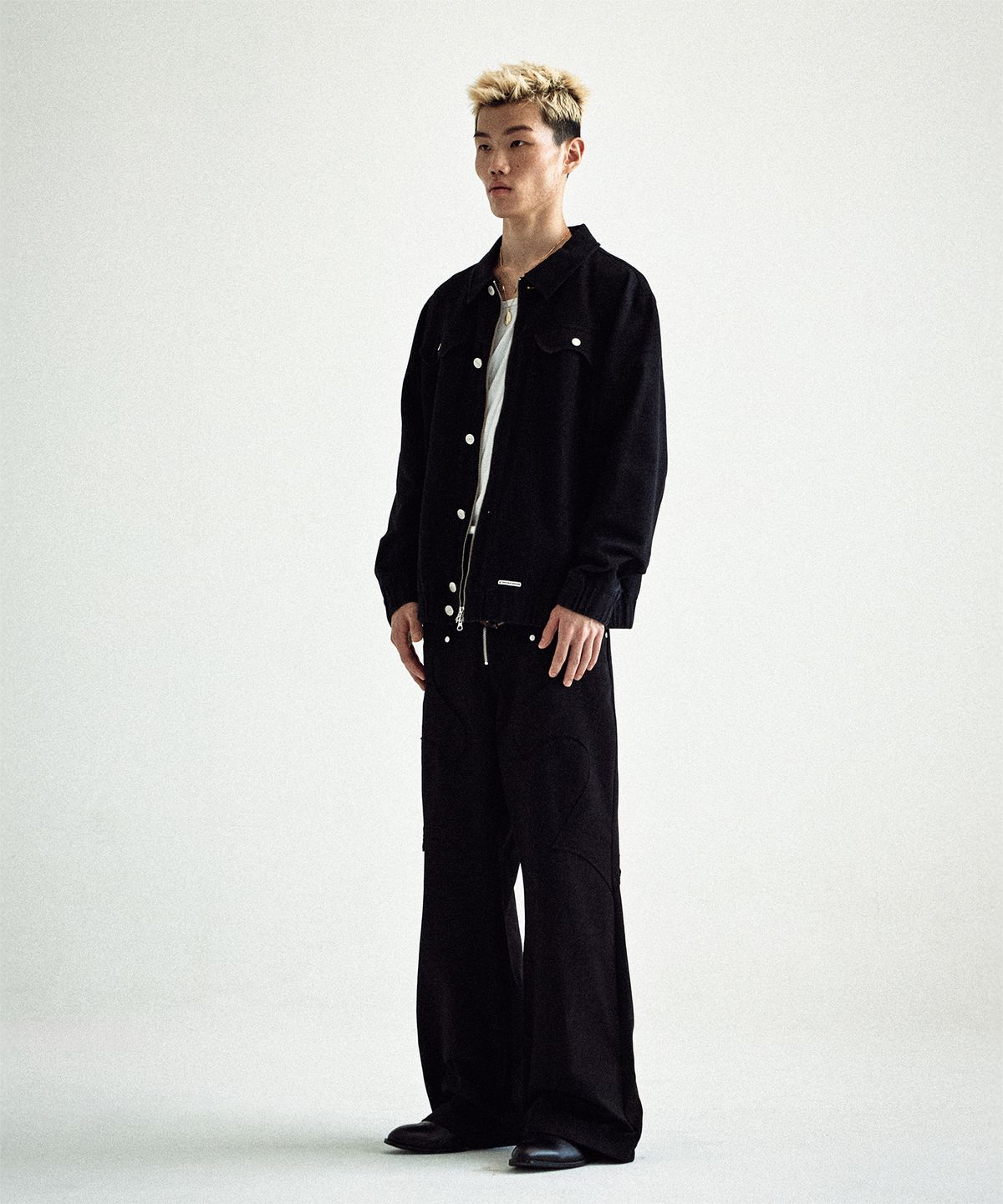 더바이닐하우스(THEVINYLHOUSE) WESTERN WORK JACKET BLACK