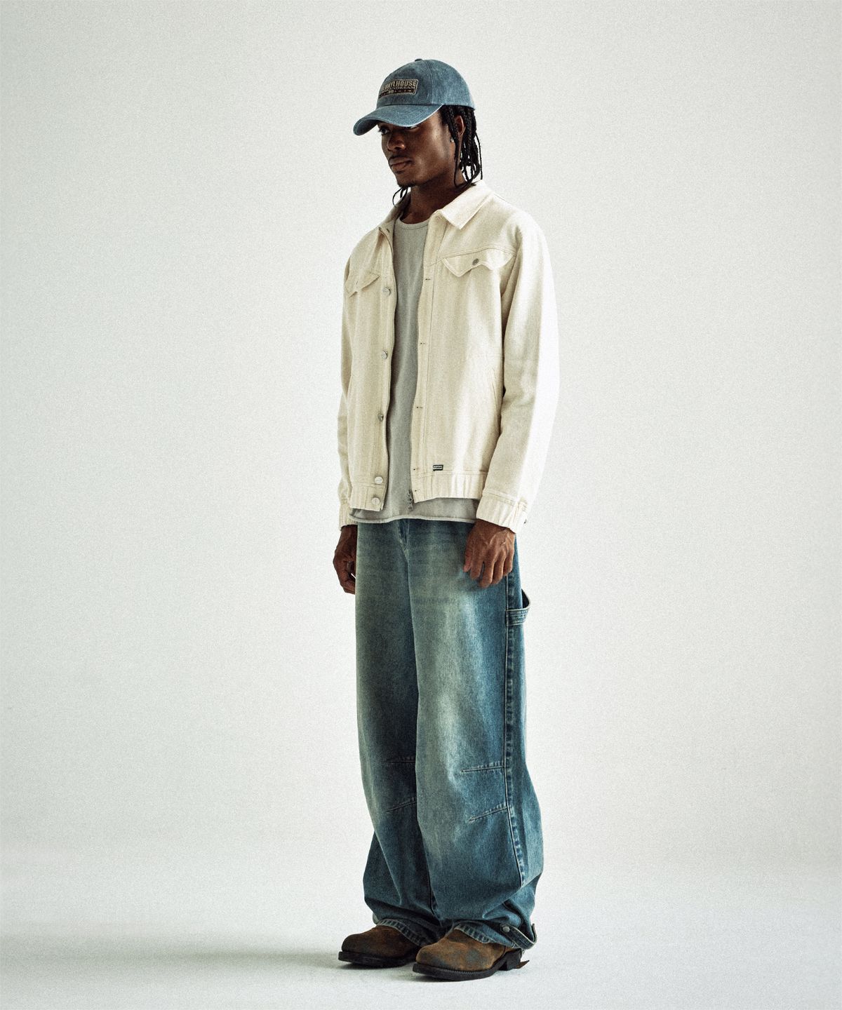 더바이닐하우스(THEVINYLHOUSE) WESTERN WORK JACKET IVORY