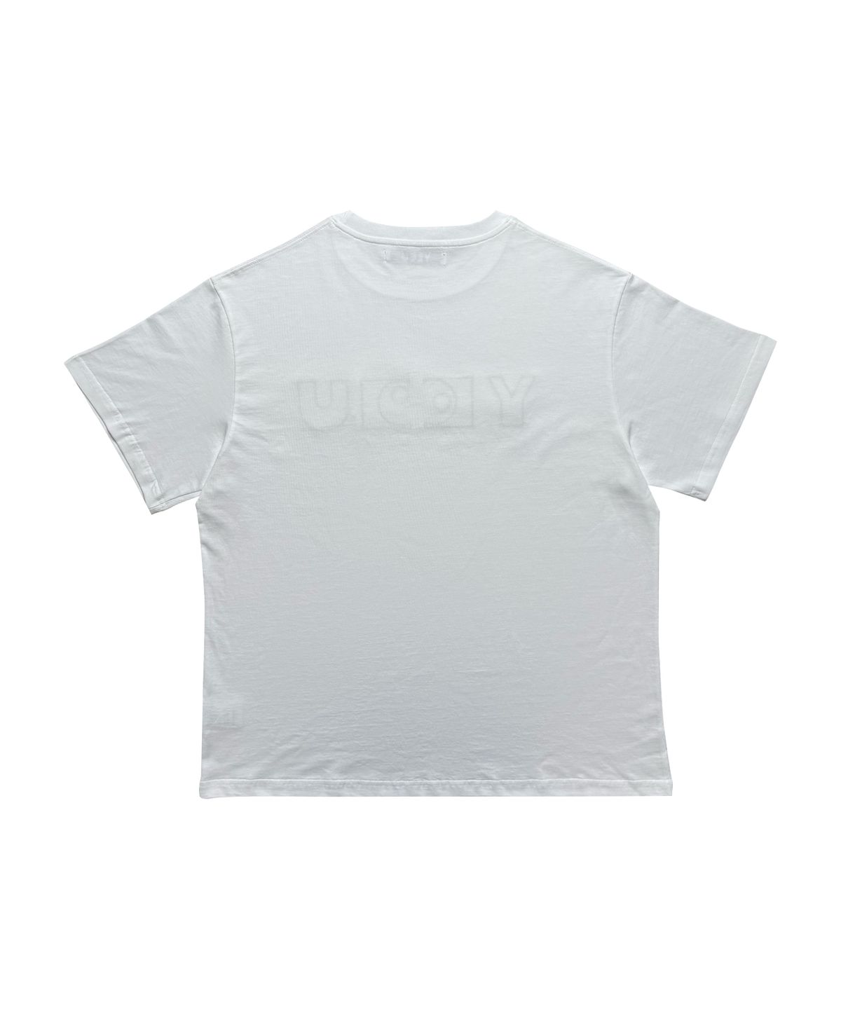 이유(YEEU) LEOPARD APPLIQUE T-SHIRT [WHITE]