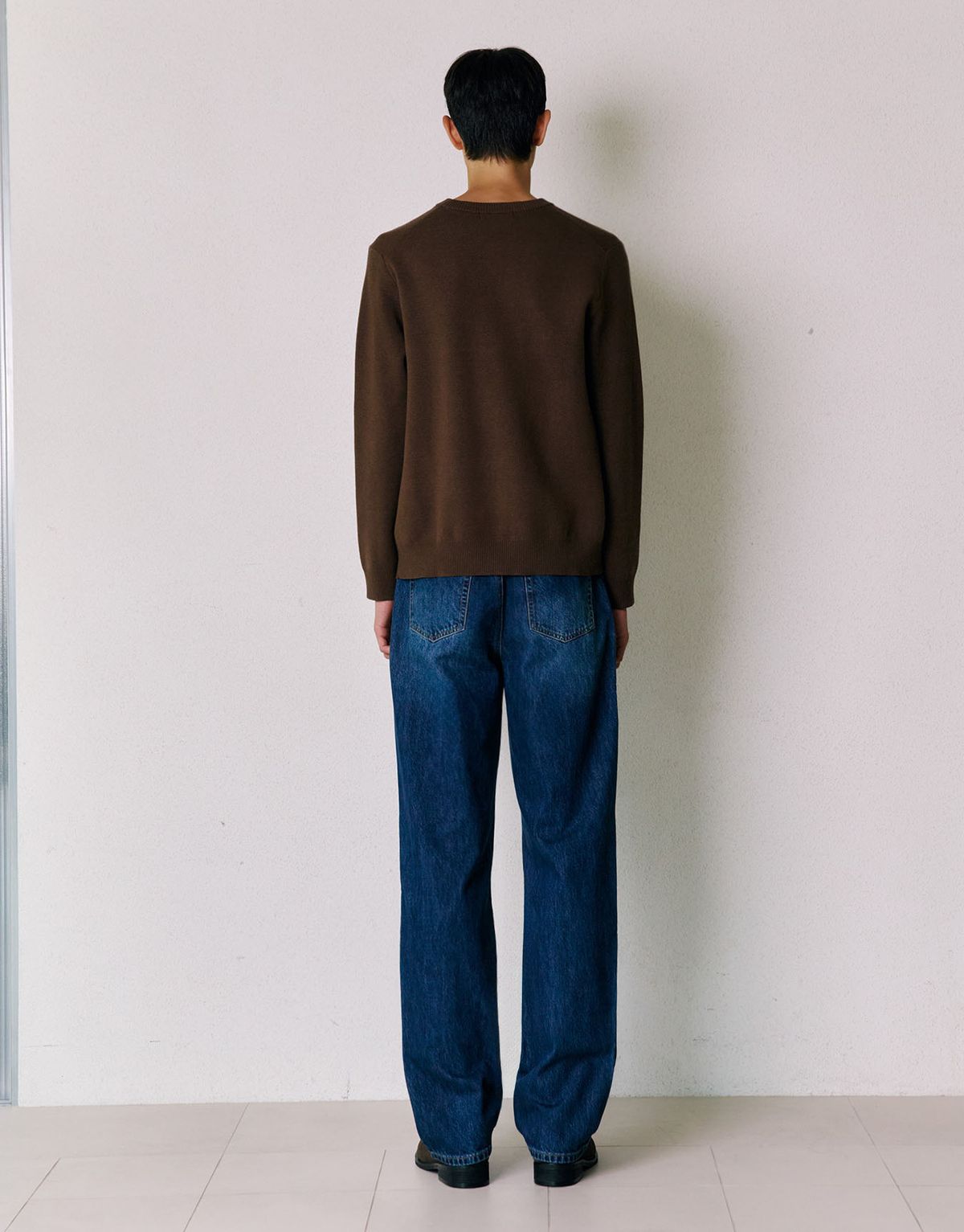 컨셉원(CONCEPTS1ONE) 크루넥 더블 니트 10055904/055904 [6color]