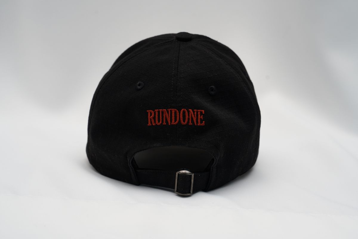 런던(RUNDONE) SLOGAN CAP [BLACK]