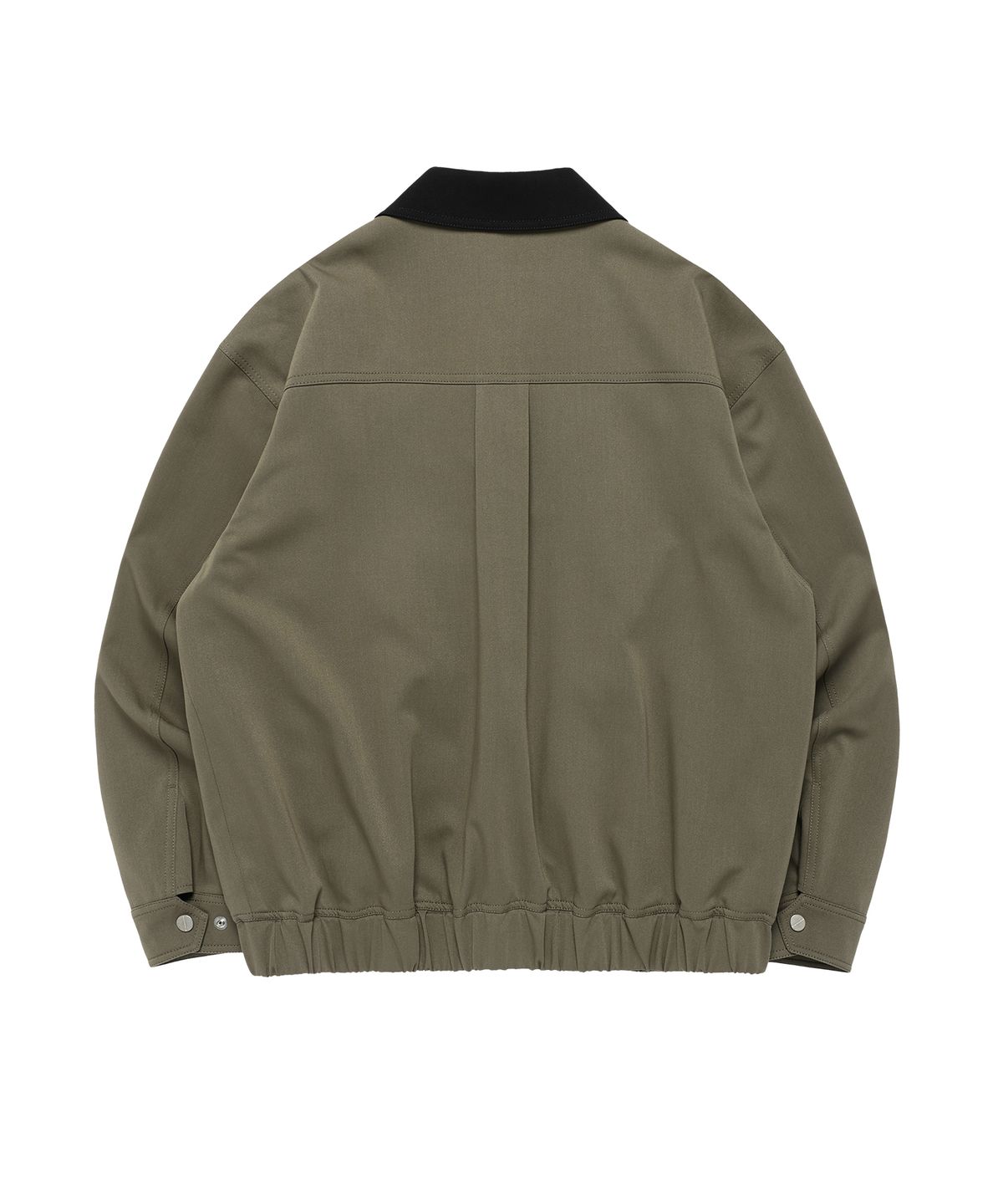 더바이닐하우스(THEVINYLHOUSE) MIXED COLLAR BLOUSON JACKET KHAKI