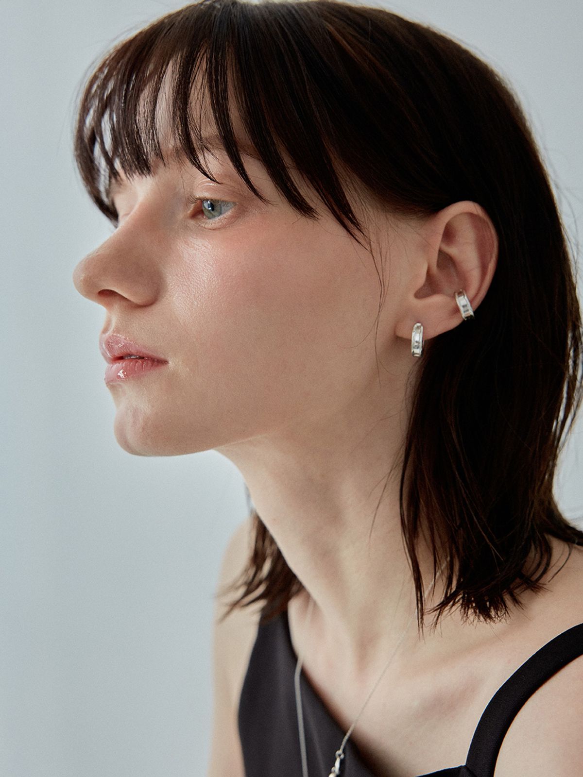 티에르노(TIERNO) E.002/SIGNATURE TAG EAR CUFF