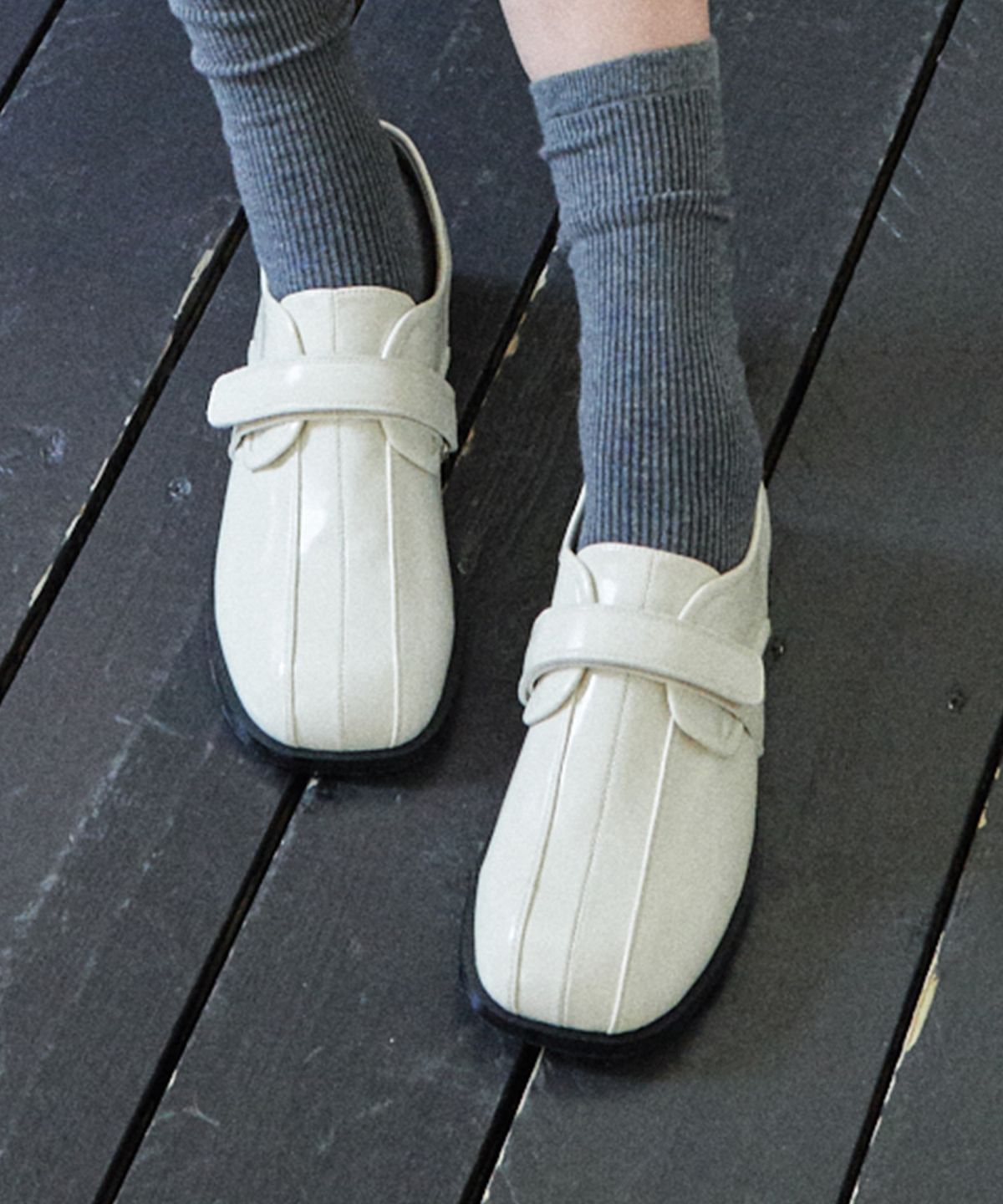 에이티티(ATT) Square Strap Loafers (att1009)