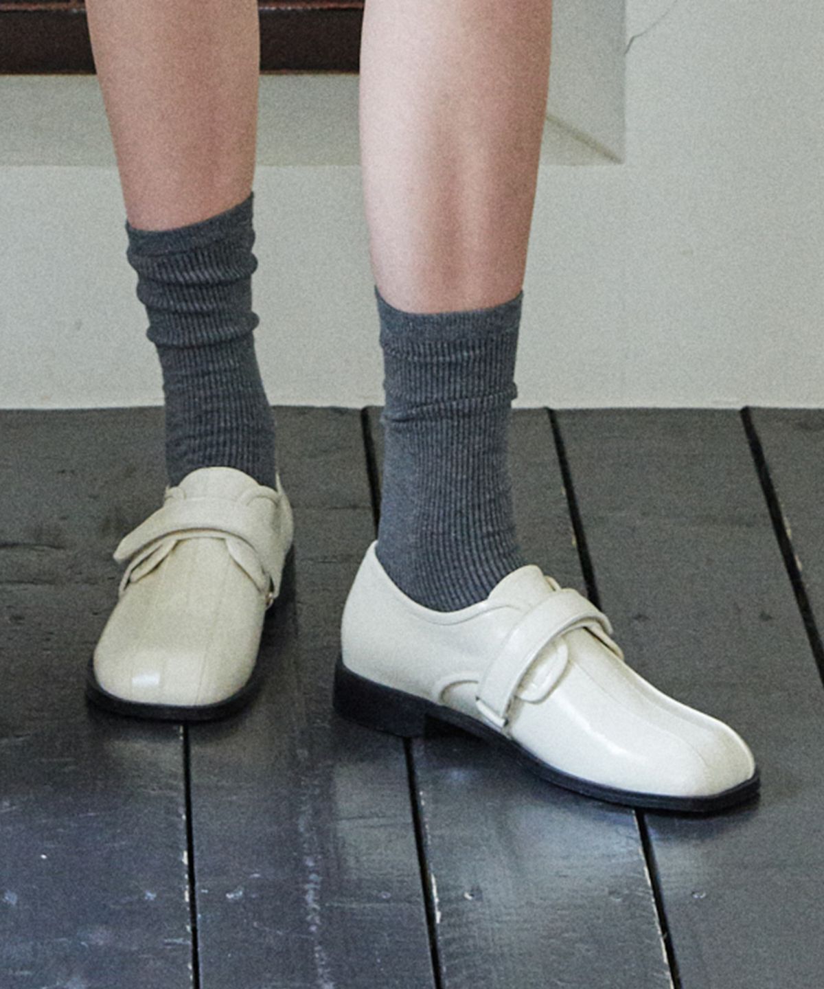 에이티티(ATT) Square Strap Loafers (att1009)