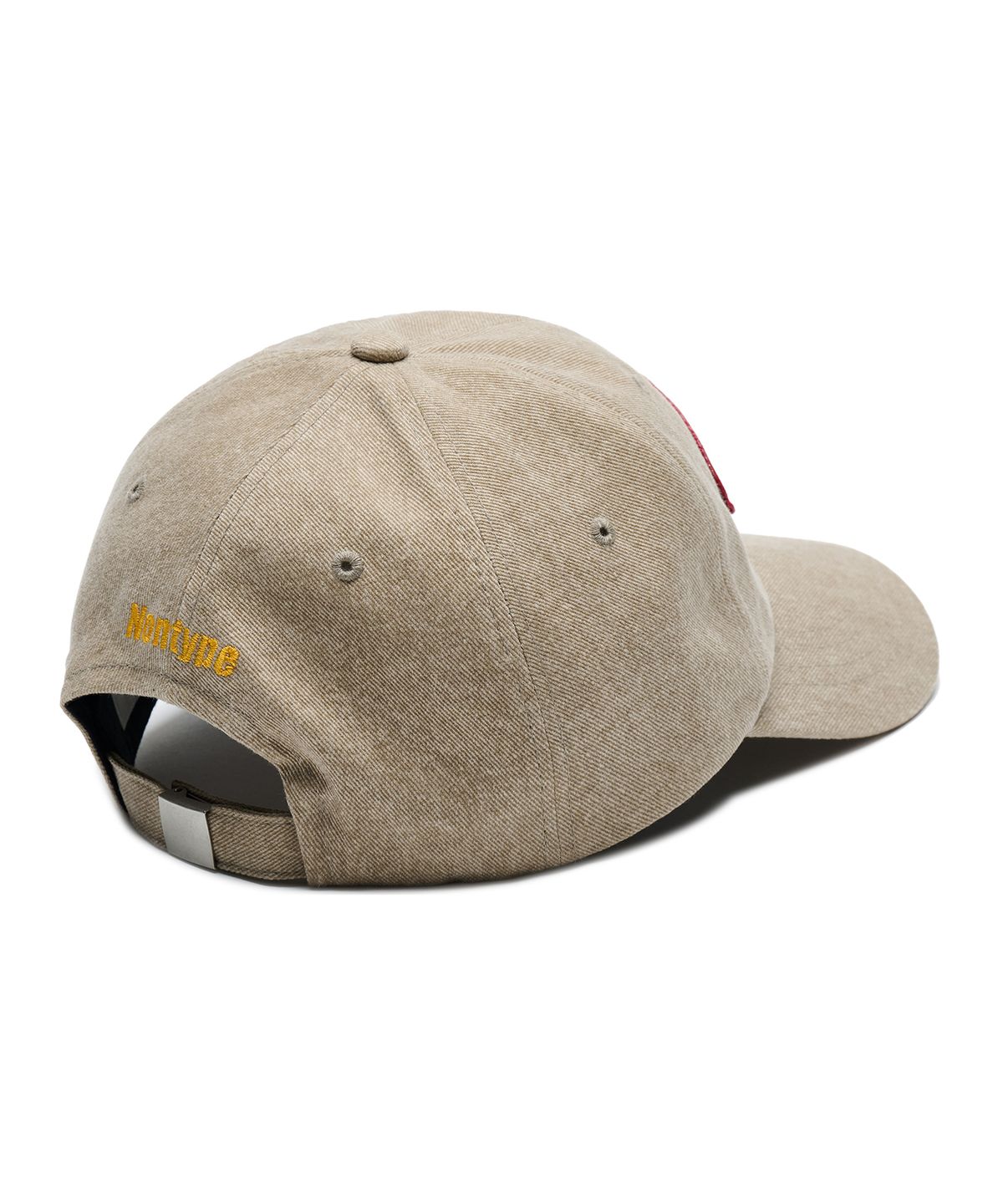 논타입(NONTYPE) WAPPEN WASHED BALL CAP (PALE BEIGE)