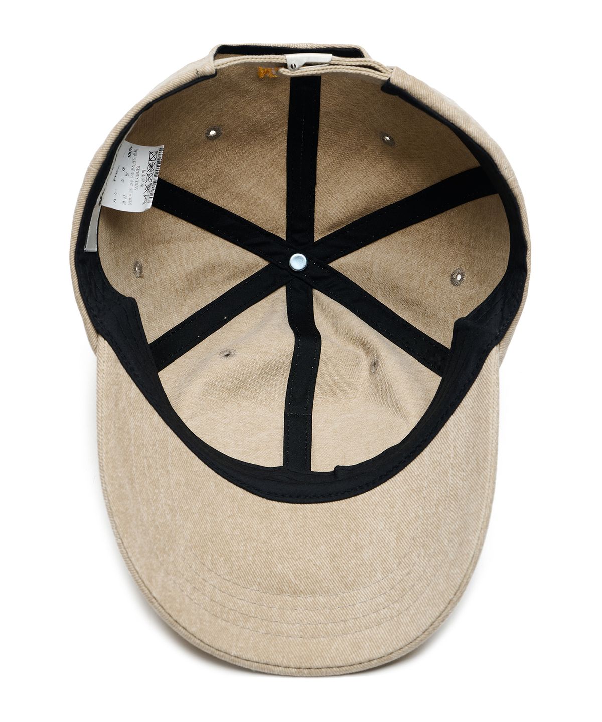 논타입(NONTYPE) WAPPEN WASHED BALL CAP (PALE BEIGE)