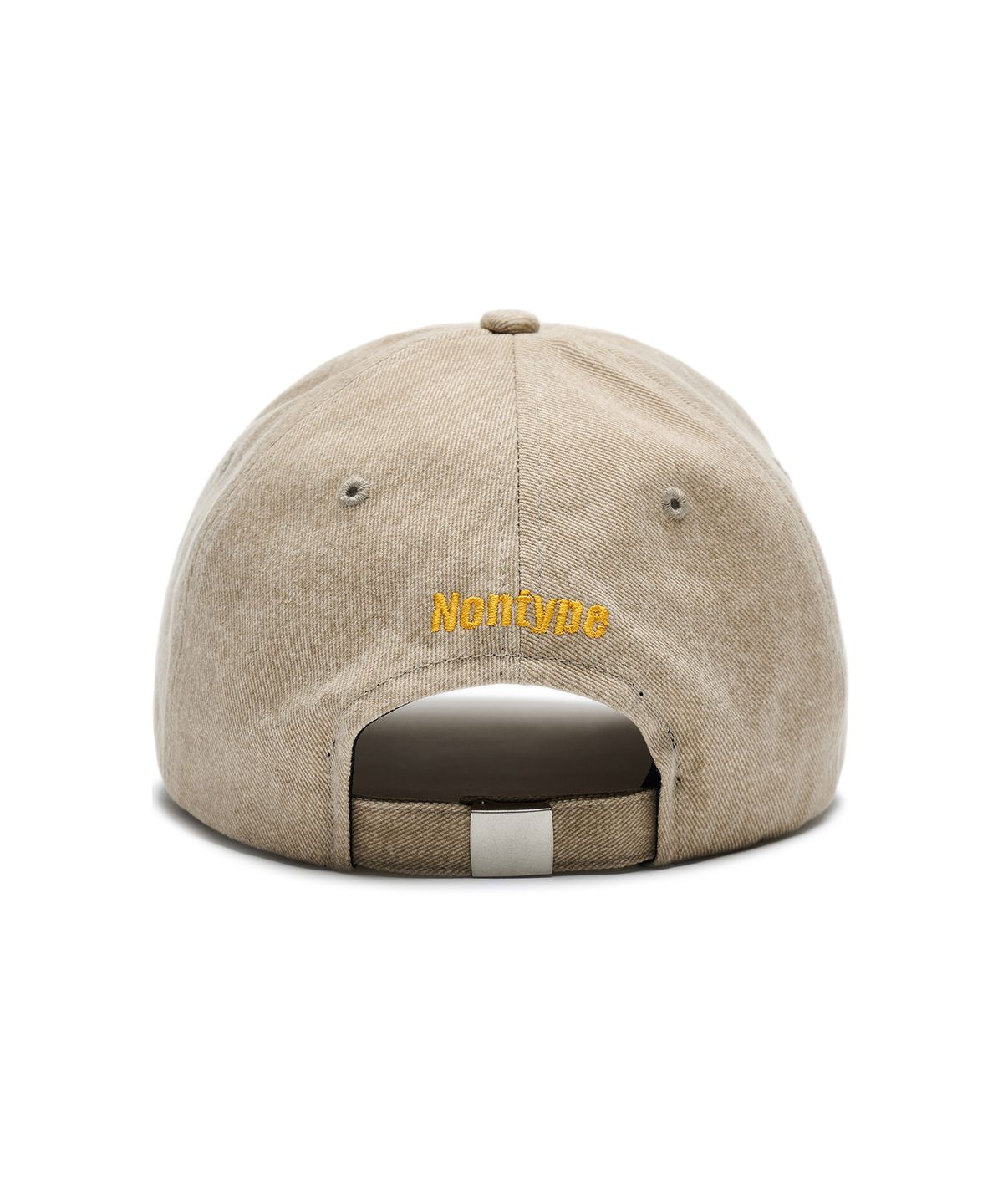 논타입(NONTYPE) WAPPEN WASHED BALL CAP (PALE BEIGE)