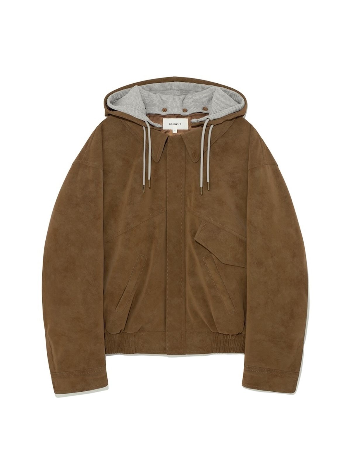 글로니(GLOWNY) URBAN SUEDE JUMPER (BROWN)