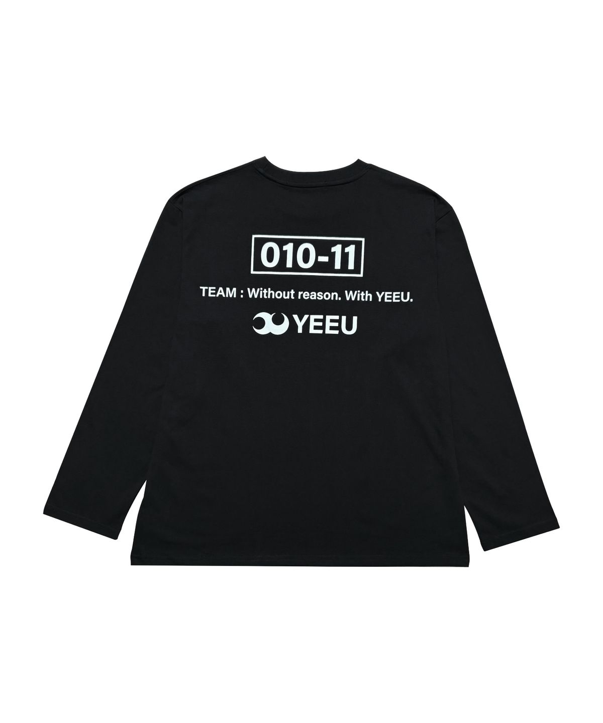이유(YEEU) TEAM LOGO LONGSLEEVE [BLACK]