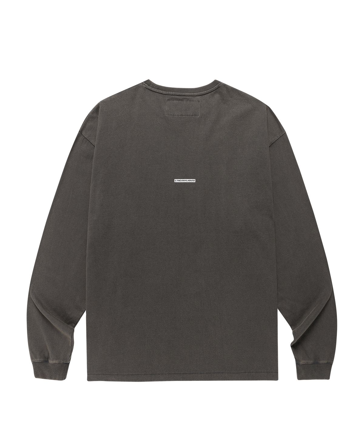 더바이닐하우스(THEVINYLHOUSE) DYED LS TEE CHARCOAL