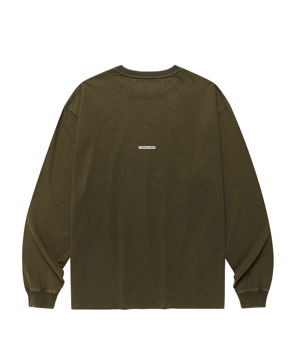 더바이닐하우스(THEVINYLHOUSE) DYED LS TEE KHAKI