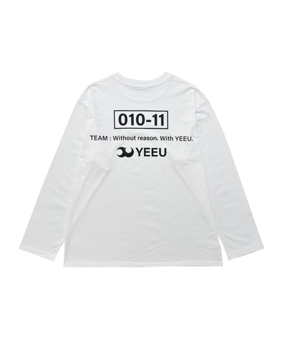 이유(YEEU) TEAM LOGO LONGSLEEVE [WHITE]